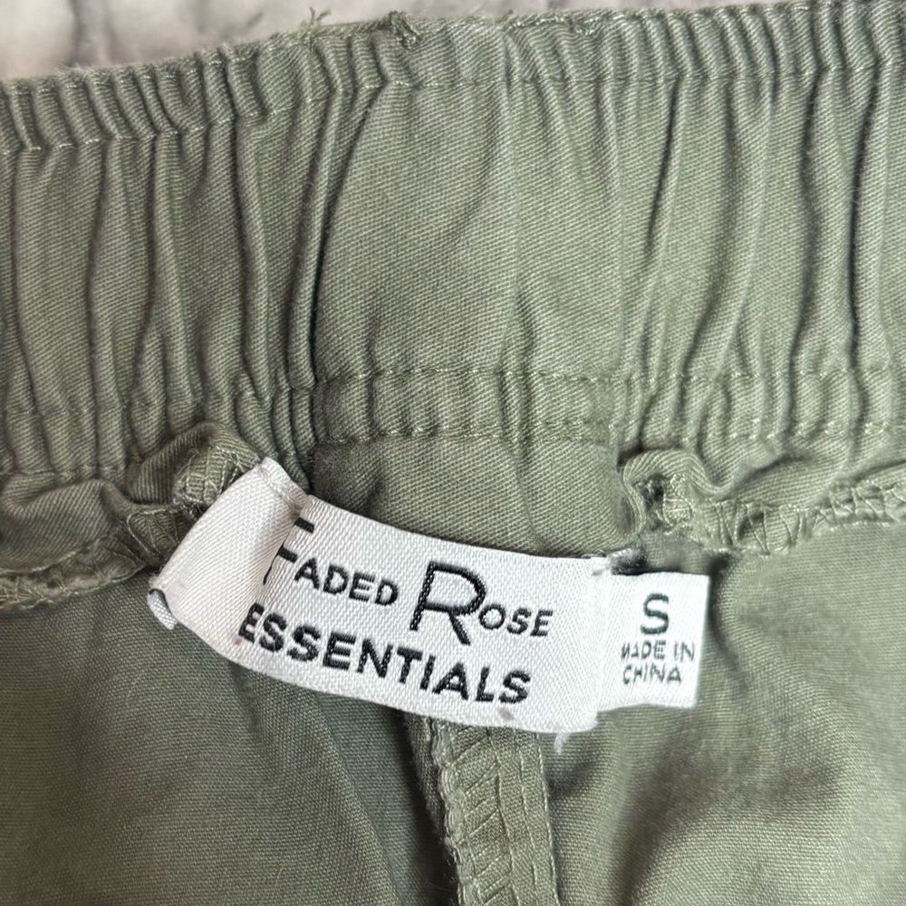 Faded Rose Green Cargo MIDI Skirt size small Y2K 90s style casual - Picture 2 of 6